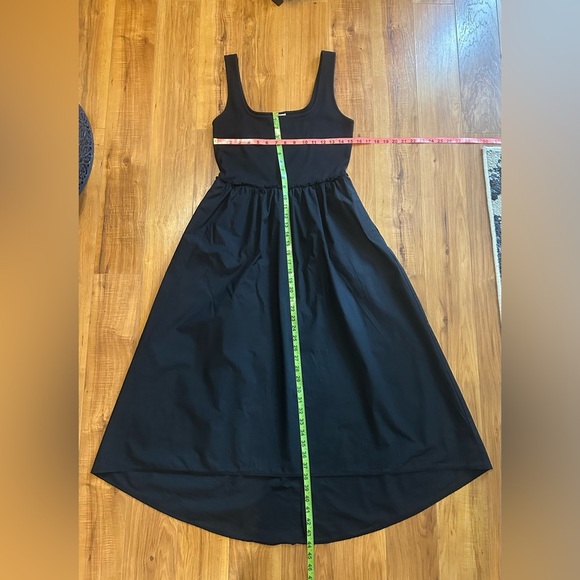 A New Day Black Sleeveless Square Neck Midi Sundress - Picture 7 of 7